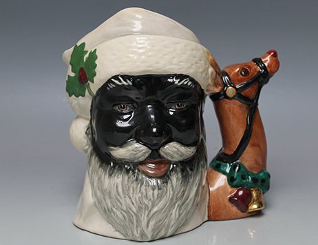 Royal Doulton Black Santa Jug