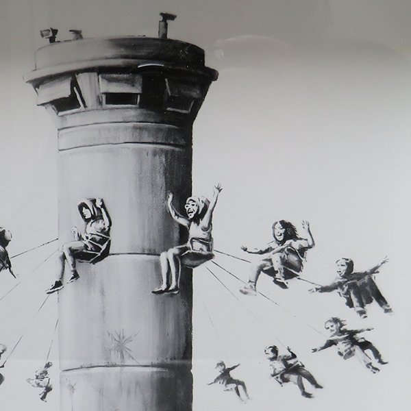 ‘Banksy’ artwork snapped up for £1,400 at Staffordshire auction
