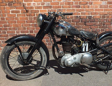 Vintage motorcycle zooms off at the latest Specialist sale