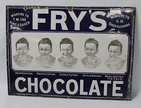 Vintage advertising sign with Stourbridge links to some under hammer in Wolverhampton