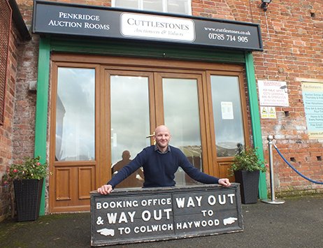 Piece of Staffordshire railway history set to go under hammer at Cuttlestones this month
