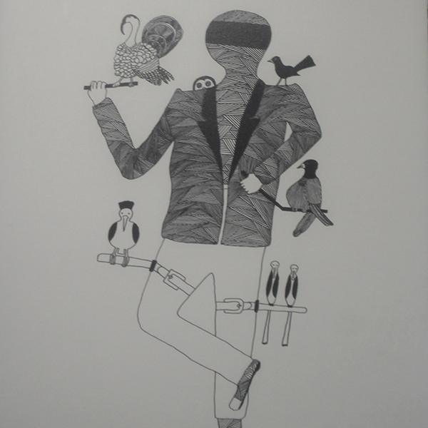 “Happy New Haircut” – topical artwork by ‘The Big Yin’ to sell at West Midlands auction