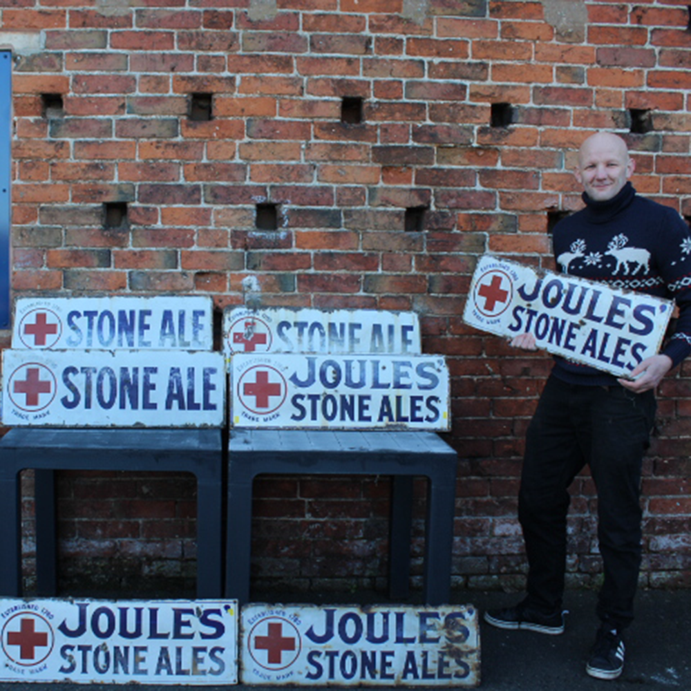 Local Joule’s Brewery enamel signs set to go under the hammer in Penkridge